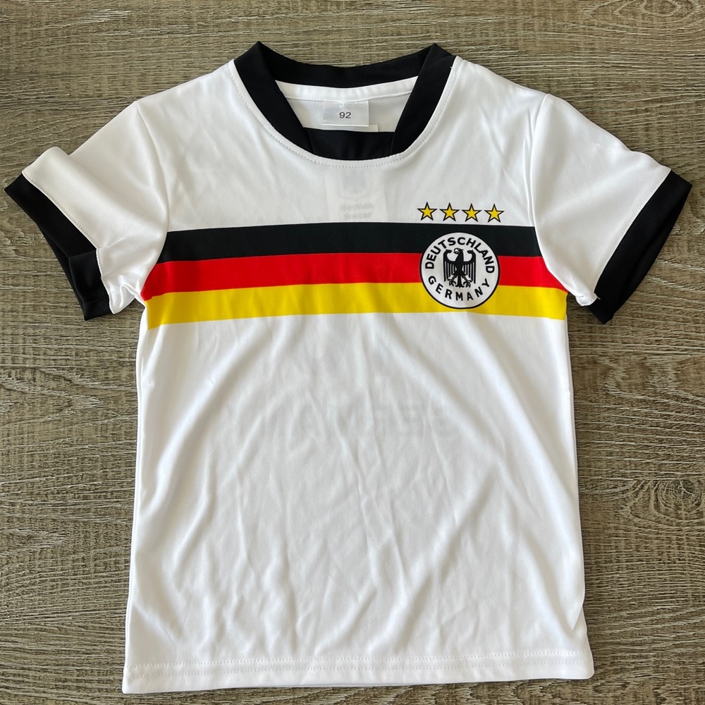 Germany Boys Soccer Shirt Size 5 NWT